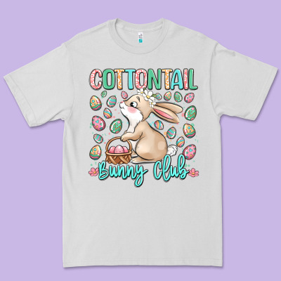 Cottontail Bunny Club Premium Tee Designed By Lillyallendesigns