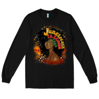 Black juneteenth freedom 1865 Long Sleeve Tee - CowGirlArtShop