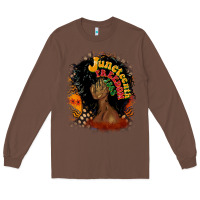 Chestnut juneteenth freedom 1865 Long Sleeve Tee - CowGirlArtShop
