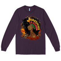 Plum juneteenth freedom 1865 Long Sleeve Tee - CowGirlArtShop
