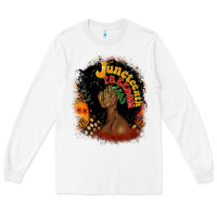 White juneteenth freedom 1865 Long Sleeve Tee - CowGirlArtShop