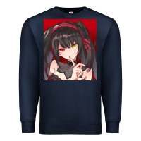 Navy tokisaki kurumi Premium Sweatshirt - tuanDangUi