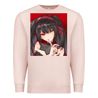 Pale Pink tokisaki kurumi Premium Sweatshirt - tuanDangUi