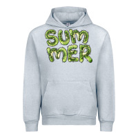 Heather Grey summer kiwi Urban Hoodie - BarkalooDesign