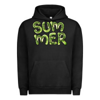 Pigment Black summer kiwi Urban Hoodie - BarkalooDesign
