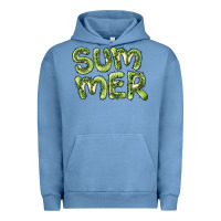 Pigment Pebble Blue summer kiwi Urban Hoodie - BarkalooDesign