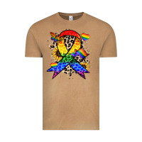 Vintage Camel Pride ribbon Vintage Tee - NancyCooperArtShop