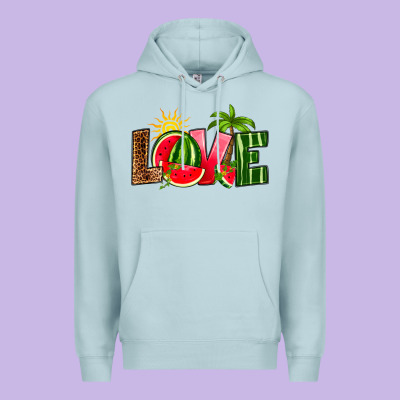 Love Watermelon Premium Hoodie Designed By Ranaportraitstore