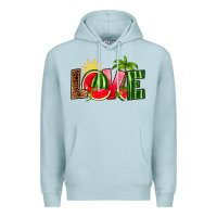 Blue Mist love watermelon Premium Hoodie - RanaPortraitStore
