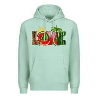Seafoam love watermelon Premium Hoodie - RanaPortraitStore