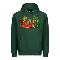 Sports Green love watermelon Premium Hoodie - RanaPortraitStore