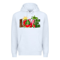 White love watermelon Premium Hoodie - RanaPortraitStore