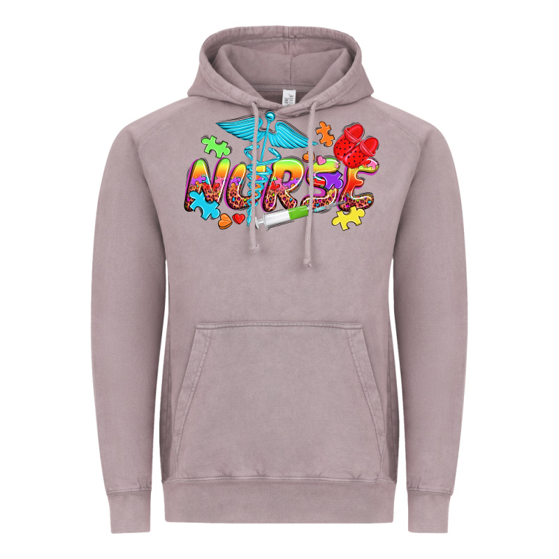 Autism Nurse Vintage Hoodie by NancyCooperArtShop | Teevron