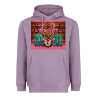 Lavender Western Cat Mom Heavyweight Hoodie - LillyAllenDesigns