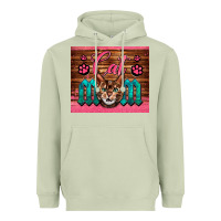 Matcha Western Cat Mom Heavyweight Hoodie - LillyAllenDesigns