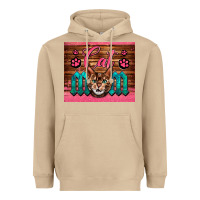 Mushroom Western Cat Mom Heavyweight Hoodie - LillyAllenDesigns