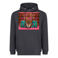 Smoke Western Cat Mom Heavyweight Hoodie - LillyAllenDesigns