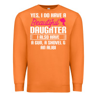 Carrot Father Yes I Do Have A Beautiful Daughter Premium Sweatshirt - tuanDangUi