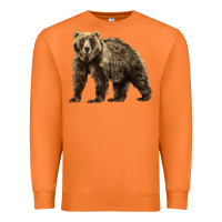 Carrot Brown Bear Premium Sweatshirt - LillyAllenDesigns