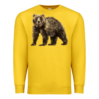 Lemon Brown Bear Premium Sweatshirt - LillyAllenDesigns