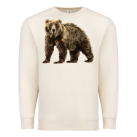 Sandshell Brown Bear Premium Sweatshirt - LillyAllenDesigns