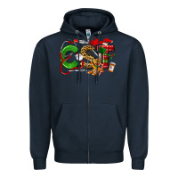 Navy christmas cetified surgical technologist Zipper Hoodie - LillyAllenDesigns