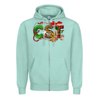 Seafoam christmas cetified surgical technologist Zipper Hoodie - LillyAllenDesigns
