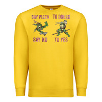 Lemon say pizza to drugs say no to yes Premium Sweatshirt - tuanDangUi