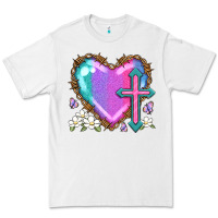 White easter cross heart la Premium Tee - LillyAllenDesigns