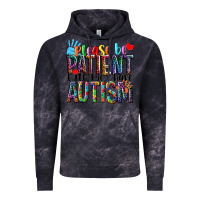 Cloud Black Please be patient with me i have Autism Vintage Hoodie - NancyCooperArtShop