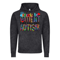 Vintage Black Please be patient with me i have Autism Vintage Hoodie - NancyCooperArtShop