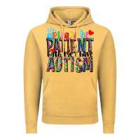 Vintage Mustard Please be patient with me i have Autism Vintage Hoodie - NancyCooperArtShop