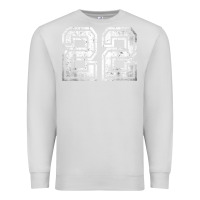 Dove Grey Number 22 Sports Jersey Lucky No. Birthday Age Vintage Premium Sweatshirt - tuanDangUi