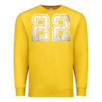 Lemon Number 22 Sports Jersey Lucky No. Birthday Age Vintage Premium Sweatshirt - tuanDangUi