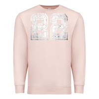 Pale Pink Number 22 Sports Jersey Lucky No. Birthday Age Vintage Premium Sweatshirt - tuanDangUi