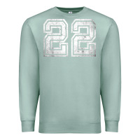 Seafoam Number 22 Sports Jersey Lucky No. Birthday Age Vintage Premium Sweatshirt - tuanDangUi