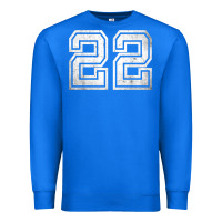 True Royal Number 22 Sports Jersey Lucky No. Birthday Age Vintage Premium Sweatshirt - tuanDangUi