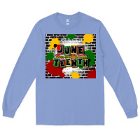 Colony Blue juneteenth free ish since 1865 Long Sleeve Tee - CowGirlArtShop