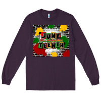 Plum juneteenth free ish since 1865 Long Sleeve Tee - CowGirlArtShop