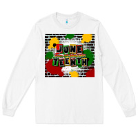 White juneteenth free ish since 1865 Long Sleeve Tee - CowGirlArtShop