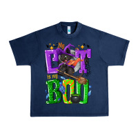 Navy My cat is my boo Halloween Urban Heavy Tee - NancyCooperArtShop