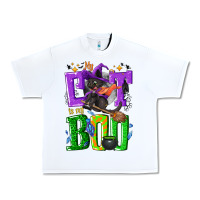 White My cat is my boo Halloween Urban Heavy Tee - NancyCooperArtShop