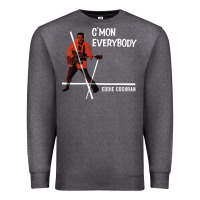 Charcoal Heather eddie cochran c mon everybody album cover Premium Sweatshirt - tuanDangUi