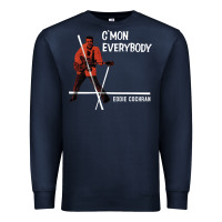 Navy eddie cochran c mon everybody album cover Premium Sweatshirt - tuanDangUi