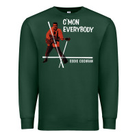 Sports Green eddie cochran c mon everybody album cover Premium Sweatshirt - tuanDangUi