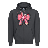 Smoke easter bunny pencil bow Zipper Hoodie - CowhideDigitalArt