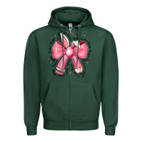 Sports Green easter bunny pencil bow Zipper Hoodie - CowhideDigitalArt