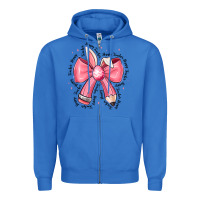 True Royal easter bunny pencil bow Zipper Hoodie - CowhideDigitalArt