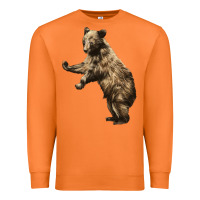 Carrot Brown Bear Cub Premium Sweatshirt - LillyAllenDesigns