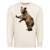 Sandshell Brown Bear Cub Premium Sweatshirt - LillyAllenDesigns